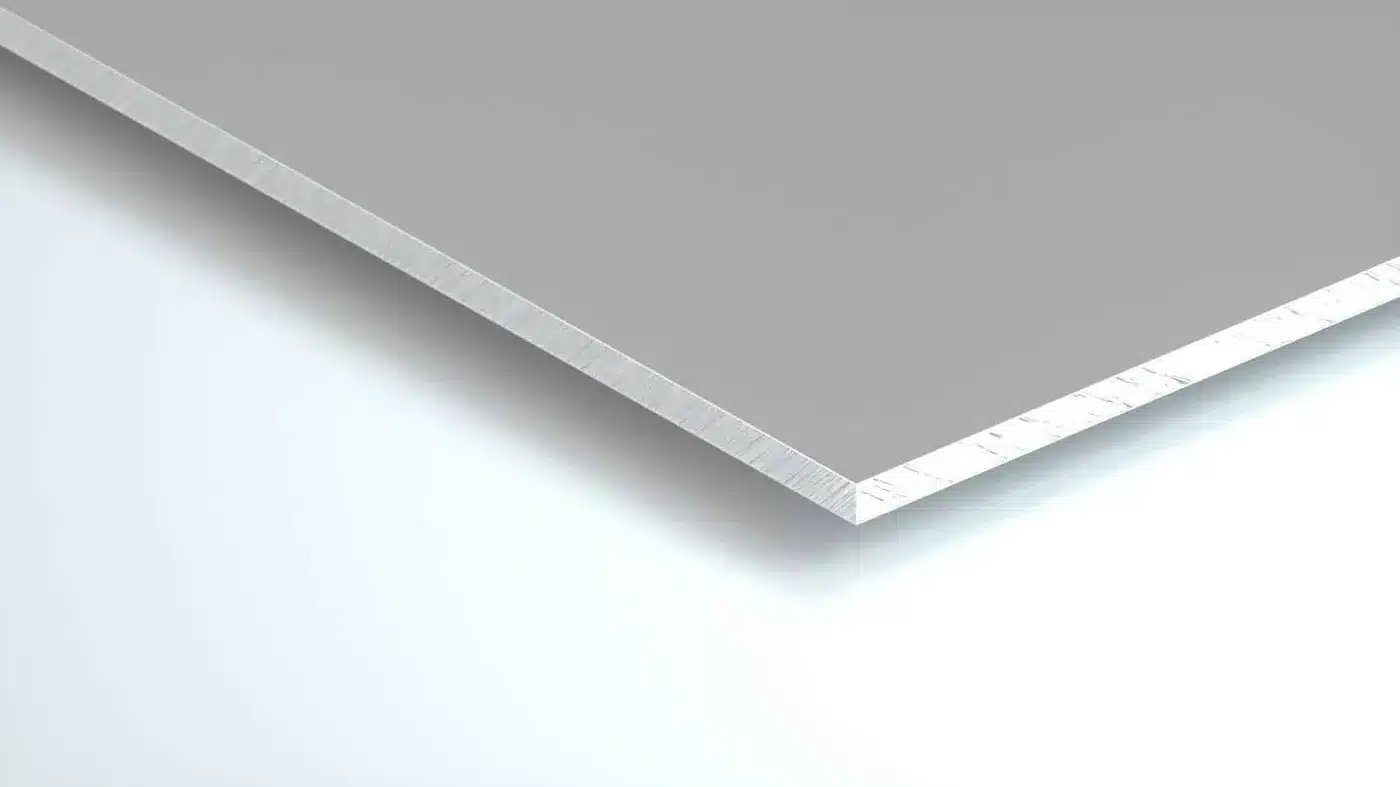 Zilveren spiegel plexiglas