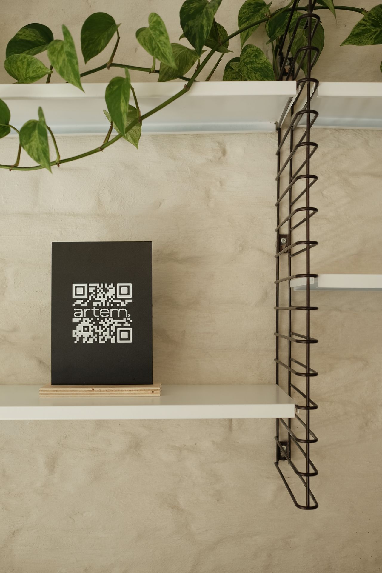 présentoir QR code personnalisé