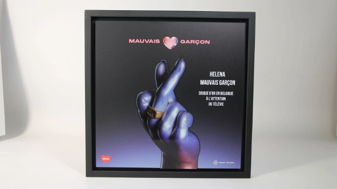 disque d'or Héléna sur mesure