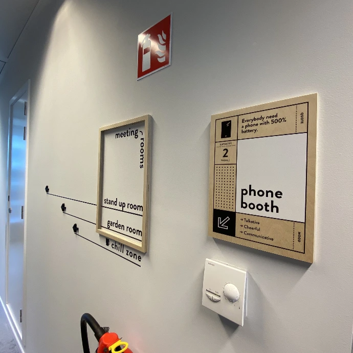 signalétique directionnelle sur mesure