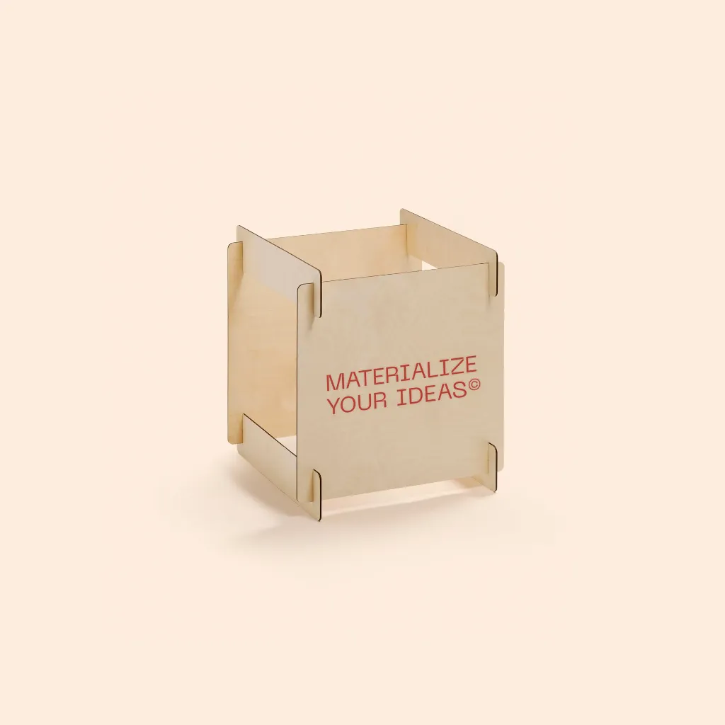 Cube en bois