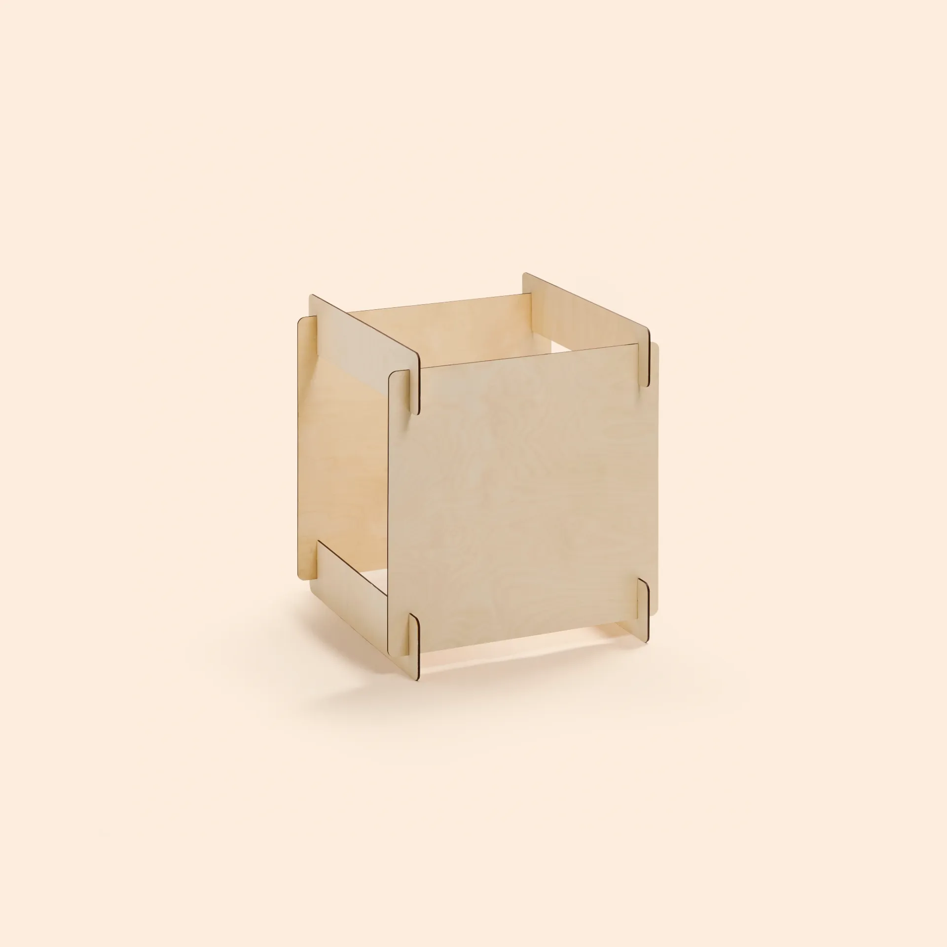 Cube en bois