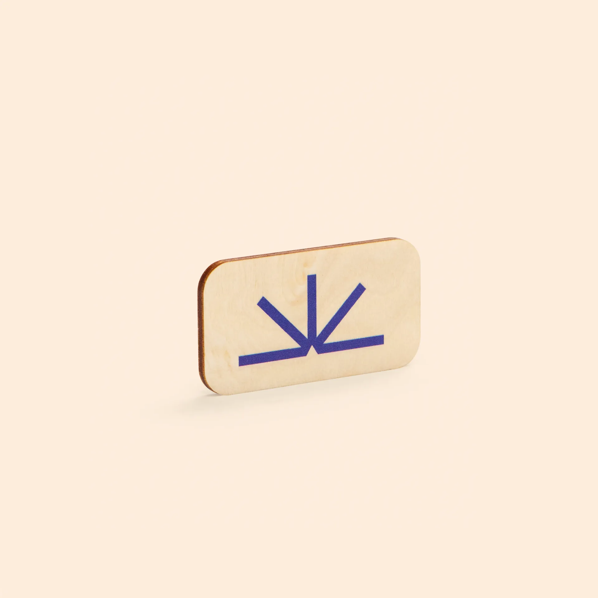Badge en bois
