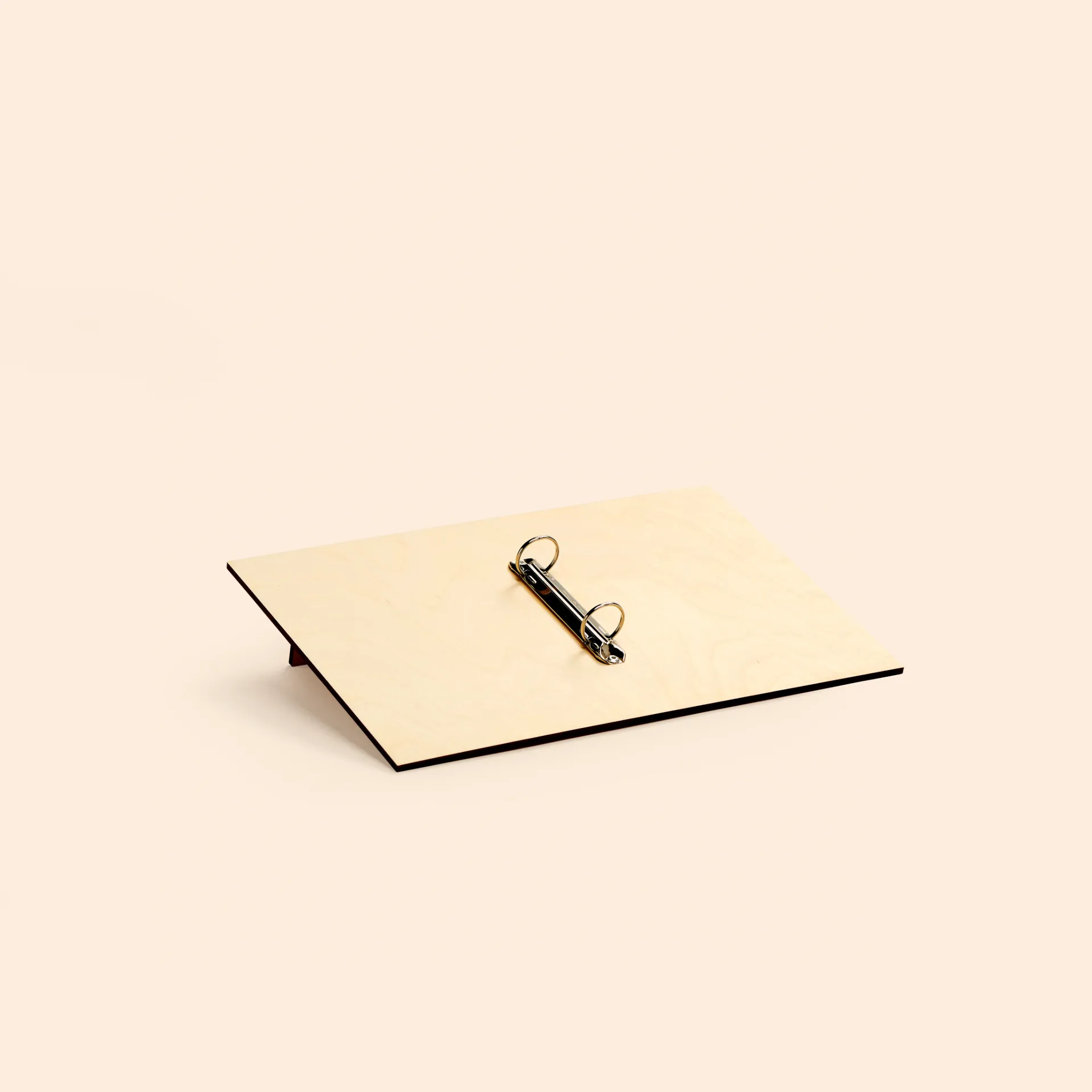 Porte-menu bois tourne-page
