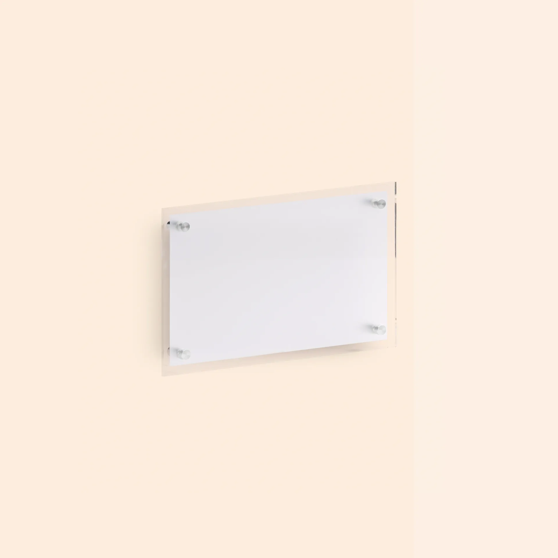 Plaque murale plexiglas transparent