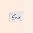 Plaque murale plexiglas transparent